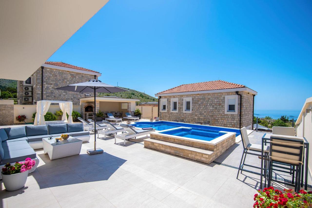 Luxury Villa Miriam With Private Pool And Jet Pool Near Dubrovnik Ivanica Eksteriør billede