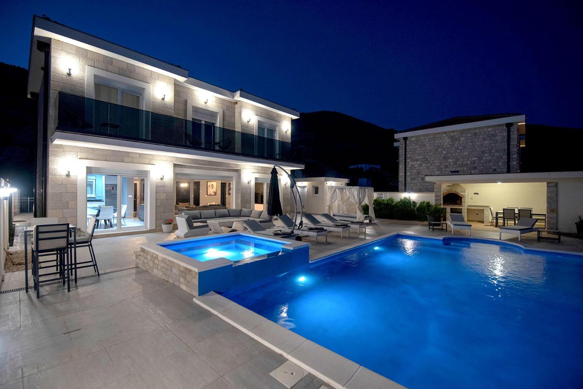 Luxury Villa Miriam With Private Pool And Jet Pool Near Dubrovnik Ivanica Eksteriør billede