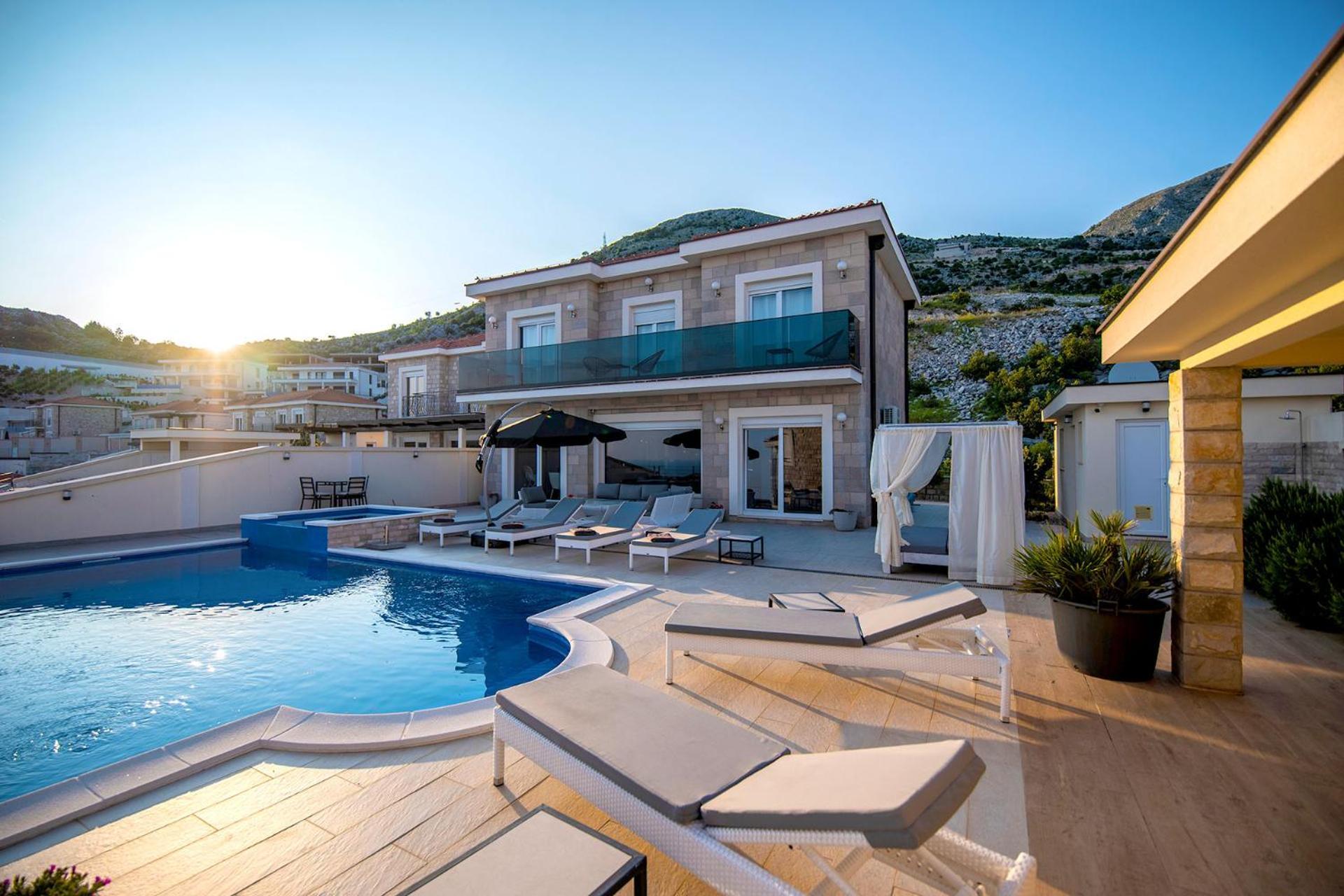 Luxury Villa Miriam With Private Pool And Jet Pool Near Dubrovnik Ivanica Eksteriør billede